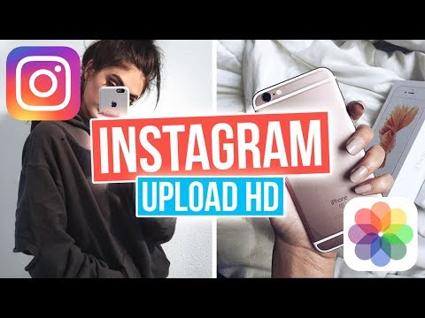 How to upload high quality on instagram