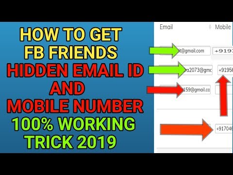 How to get hidden phone number from facebook in android