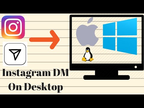 How to message from instagram on pc