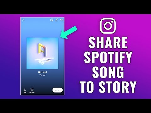 How to post spotify song on instagram