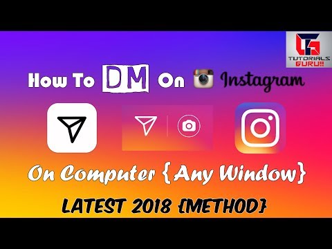 How to dm on instagram from computer