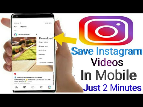 How can download video from instagram
