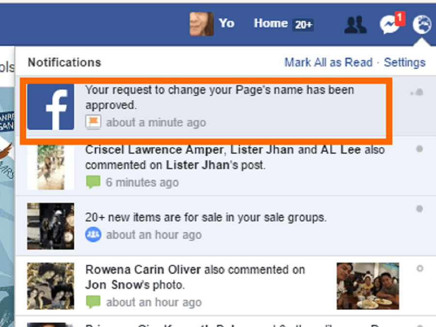 How to close comment on facebook page