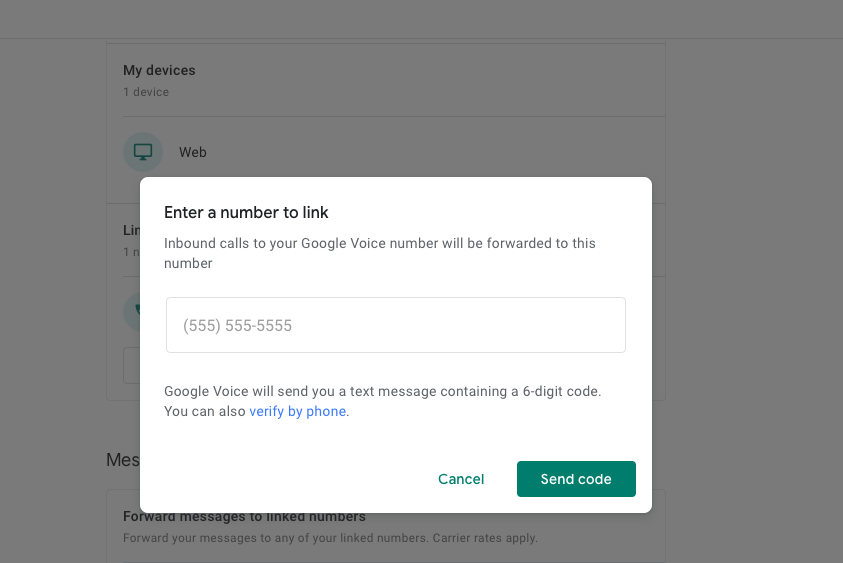 How to get google voice number for whatsapp