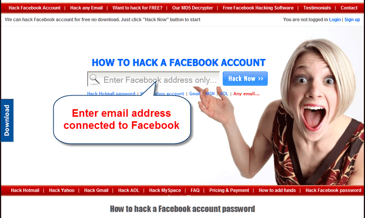 How to hack someones facebook for free and easy