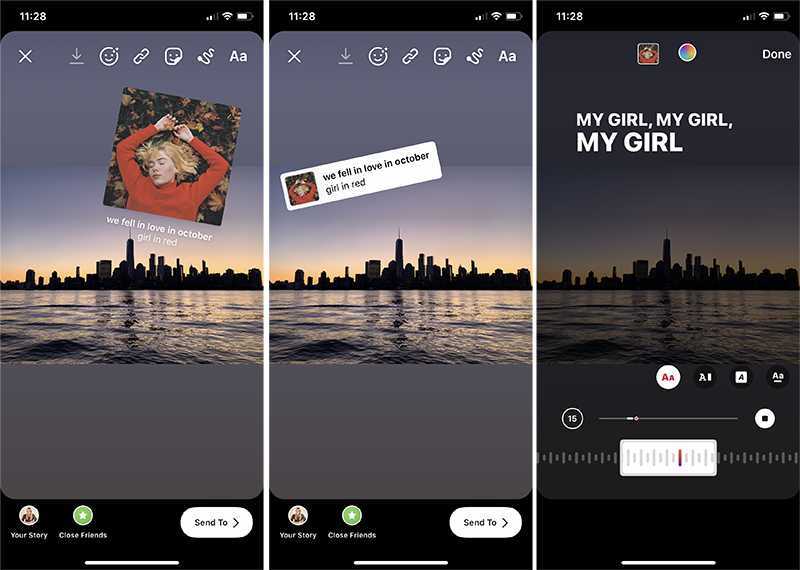 How to give music in instagram story