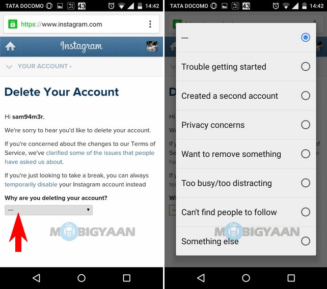 How to change the category on instagram