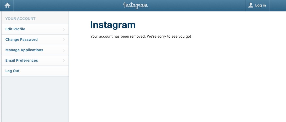 How to delete other accounts on instagram