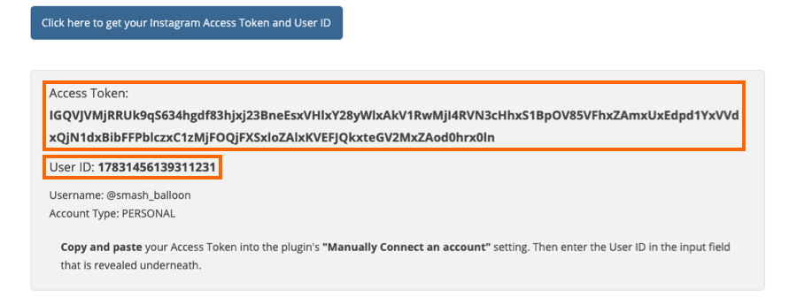 How to find instagram access token