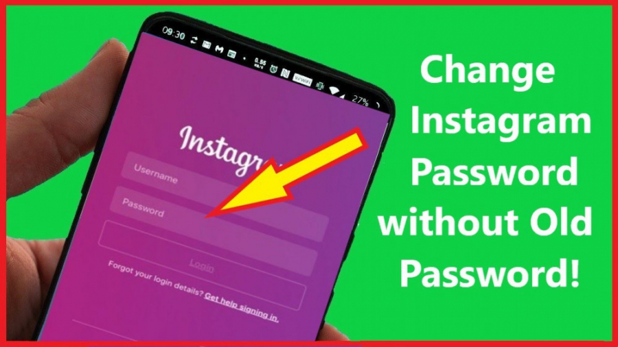 How to change instagram password if you dont know it