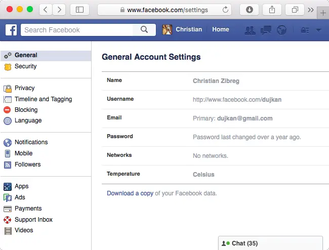 How to delete facebook account and make a new one