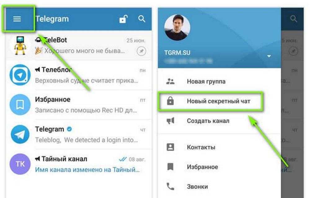 How to make private chat on telegram