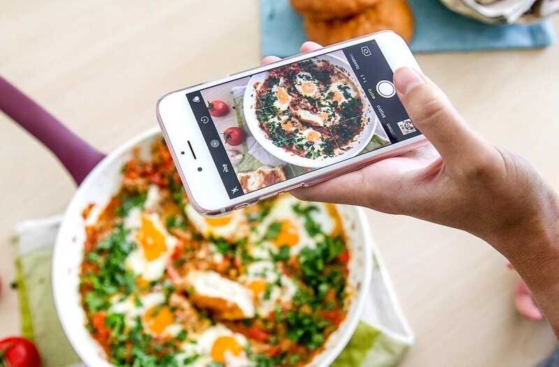How to take photos of food for instagram