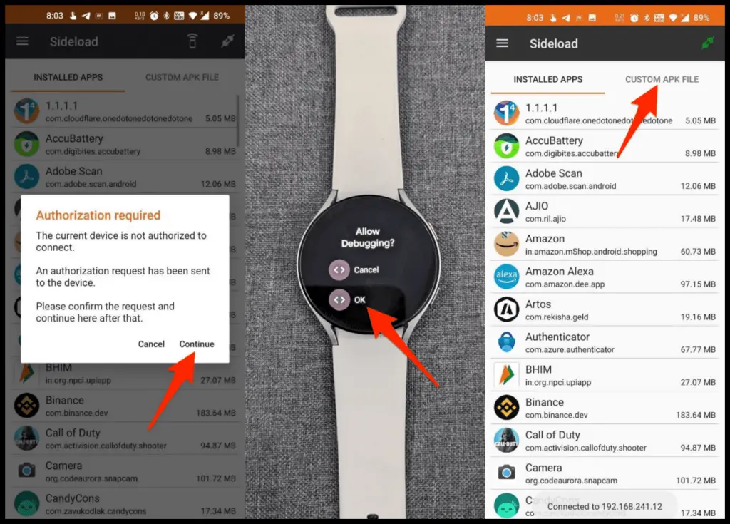 How to install whatsapp on samsung galaxy watch