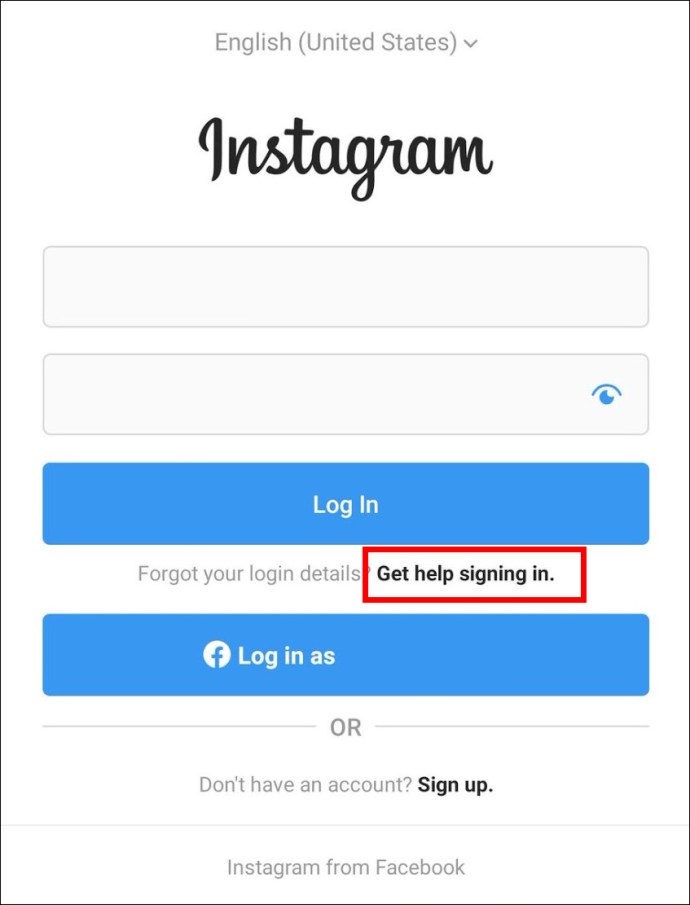 How do you retrieve your instagram password